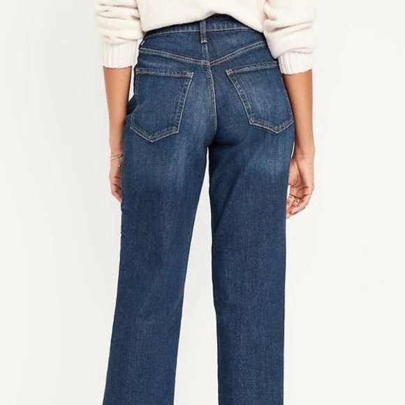 NWT Old Navy Curvy High-Waisted OG Loose Jeans - Picture 8 of 16